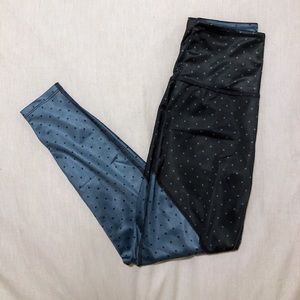 Beyond Yoga Polka Dot Colorblock Leggings